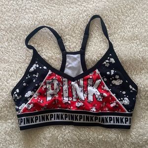 Pink sports bra size XS